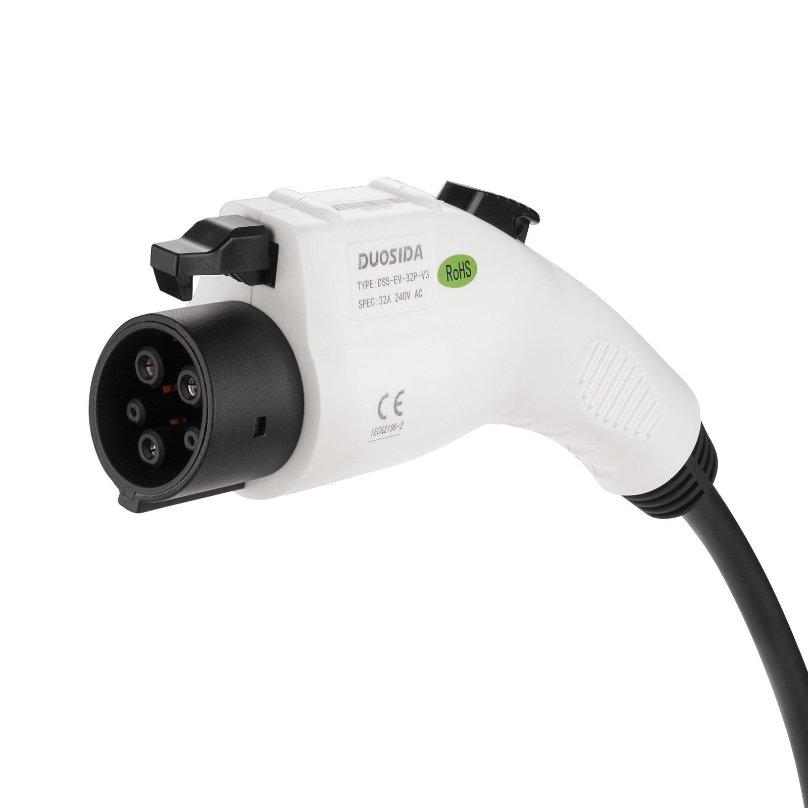 Elektromobilio įkrovimo kabelis Type 1 į Type 2, 32 A, 1 fazė, 8 m (iki 7,2 kW) - Image 2