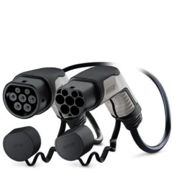 Elektromobilio įkrovimo kabelis Type 2 į Type 2, 32 A, 1 fazė, 5 m (iki 7,2 kW)