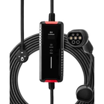 Įkrovimo laidas 220V - type 2 , 10m ilgio ( 16A, 1 fazė 3,6 kW)