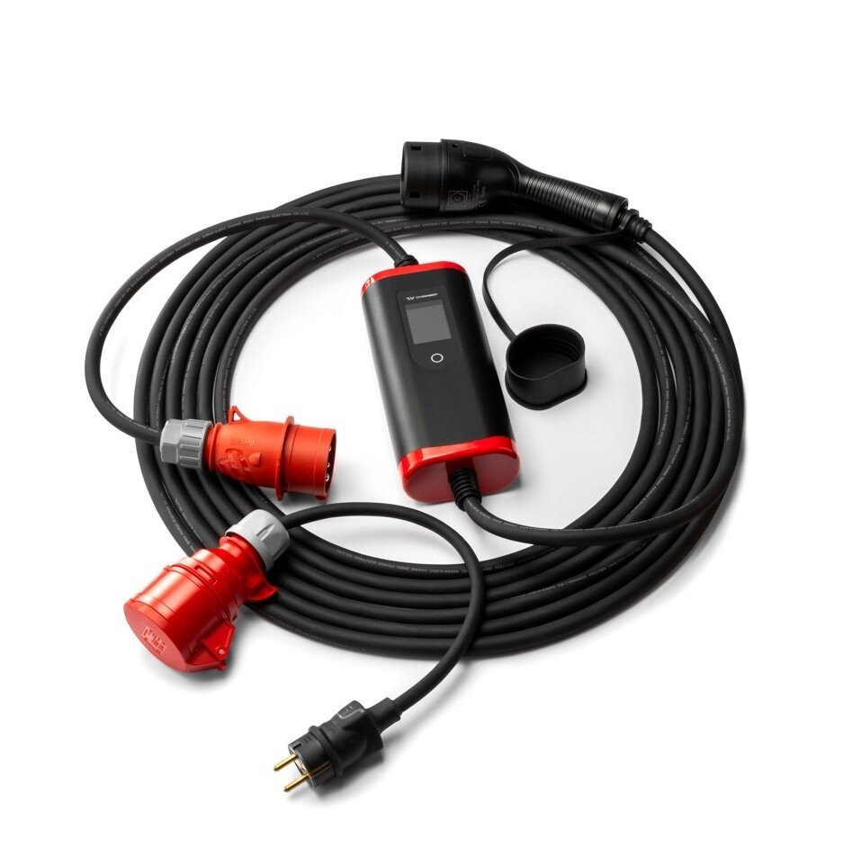 Įkrovimo laidas 480 V - type 2 ( 16A, 3 fazės 11 kW) - 10m ilgio